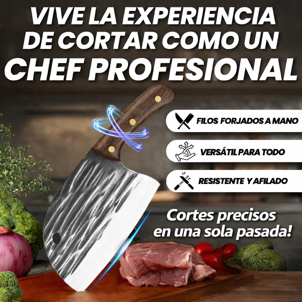 Cuchillo Profesional Japones Tazaki de Acero Inoxidable | 10 años de garantía®