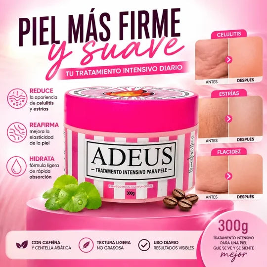 FÓRMULA REAFIRMANTE ADEUS | ELIMINA ESTRÍAS Y CELULITIS