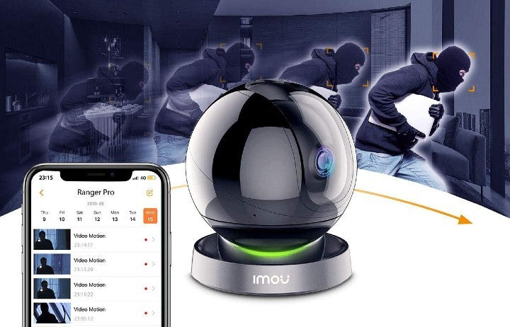 CÁMARA DE SEGURIDAD ROTATIVA SECURITYMAX 360° ORIGINAL®