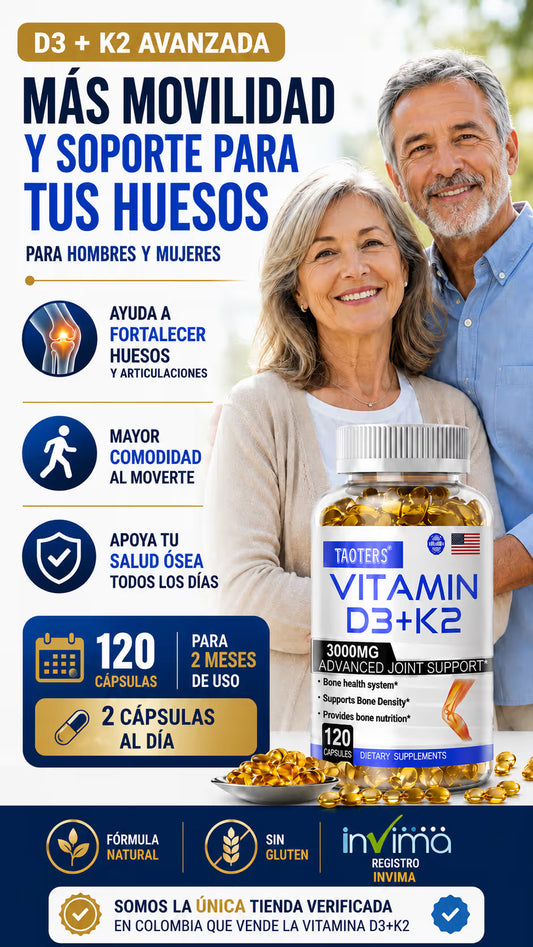 VITAMINA D3 + K2 AMERICANA 🇺🇲