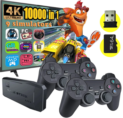 CONSOLA DE VIDEOJUEGOS GAME STICK CON 10 MIL JUEGOS INCORPORADOS 🕹️
