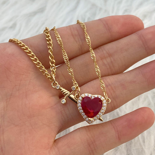 2x1 Símbolo de amor eterno : Flecha al corazón en Laminado 💘