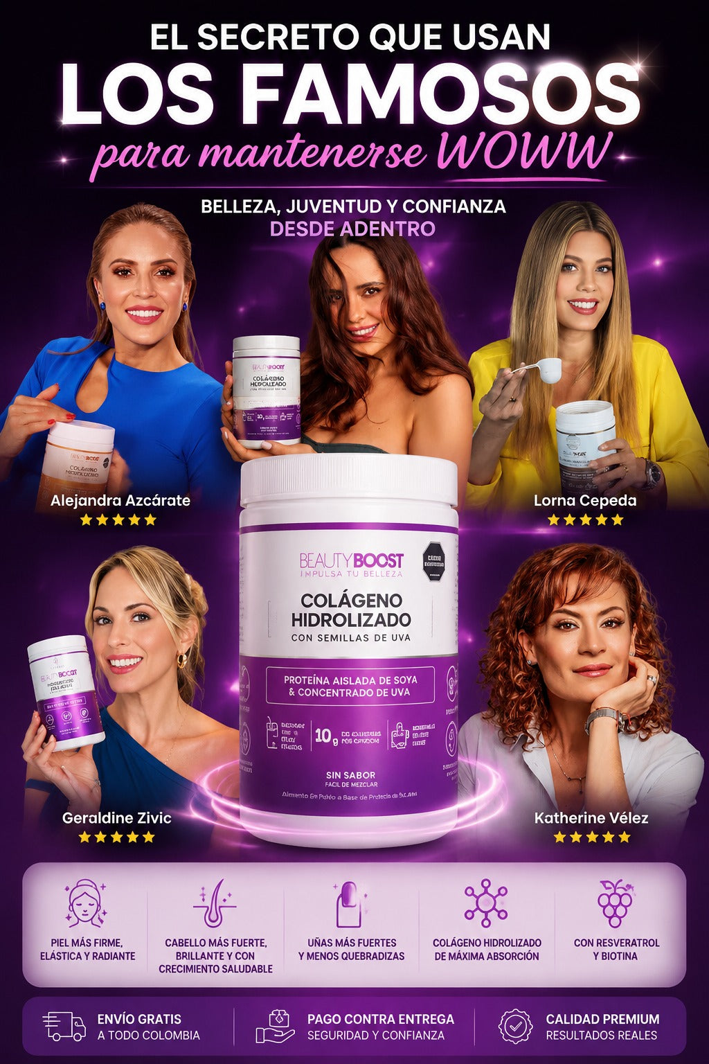 COLAGENO HIDROLIZADO CON RESVERATROL Y BIOTINA™ | Formula única