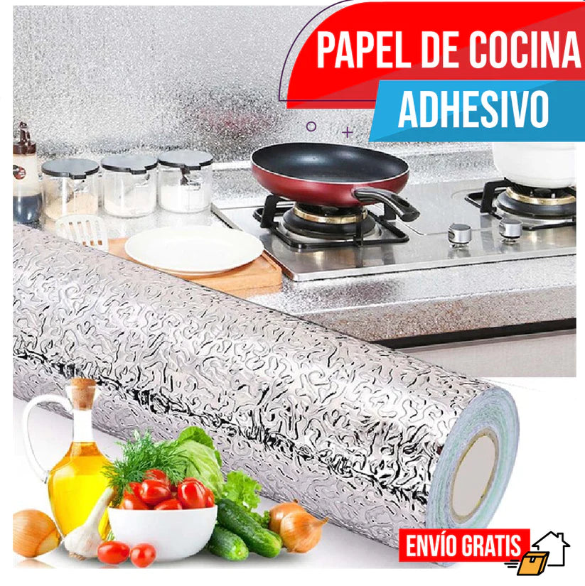 Papel De Cocina Adhesivo™ 🏠 | Ahora de 3 Metros x 60 Cms. 🎁