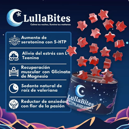 LULLABITES: GOMITAS DE SUEÑO PROFUNDO | Estrellas de fresa