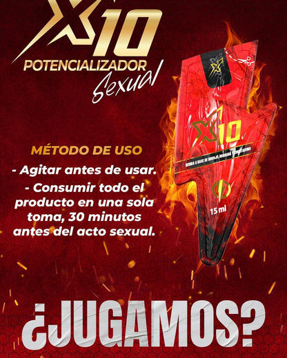 X10 POTENCIA PURA 🔥 Pack x 7 sobres!