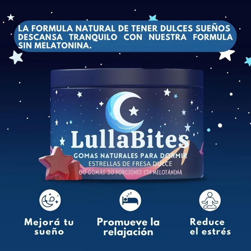 LULLABITES: GOMITAS DE SUEÑO PROFUNDO | Estrellas de fresa