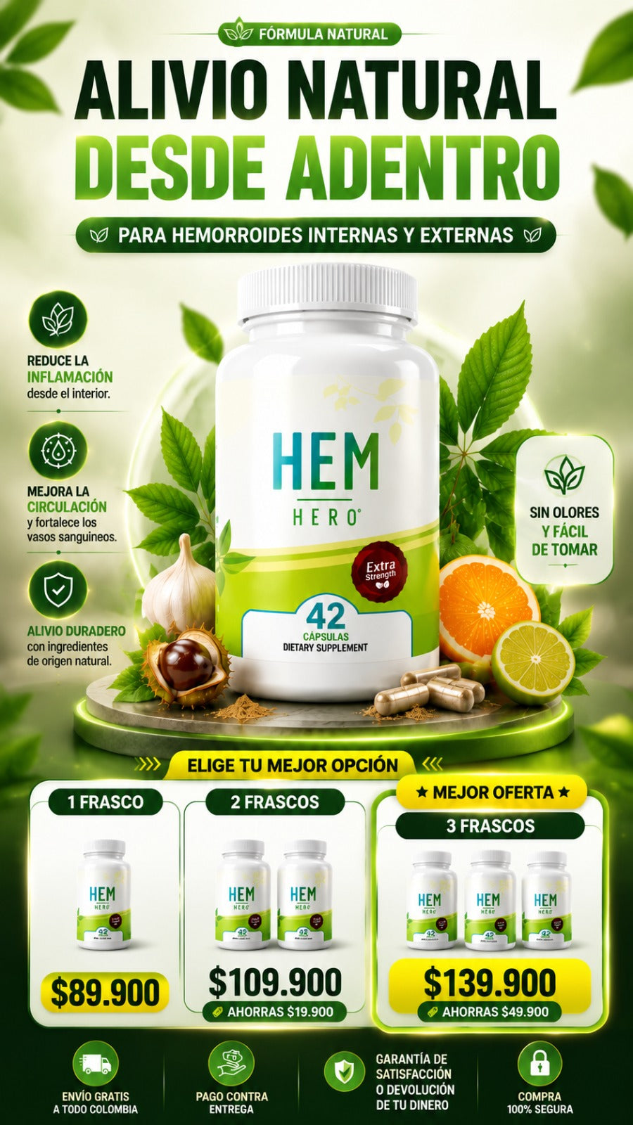HEM HERO | ADIOS A LOS HEMORROIDES