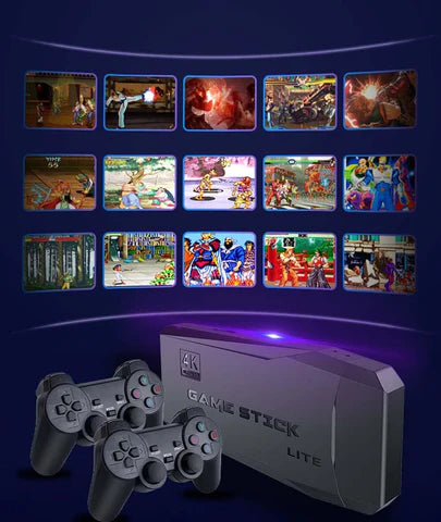 CONSOLA DE VIDEOJUEGOS GAME STICK CON 10 MIL JUEGOS INCORPORADOS 🕹️