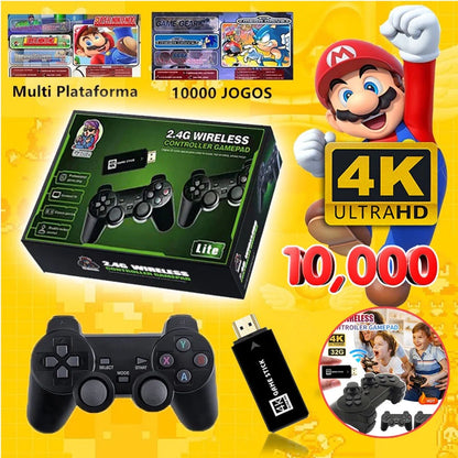 CONSOLA DE VIDEOJUEGOS GAME STICK CON 10 MIL JUEGOS INCORPORADOS 🕹️