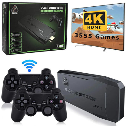 CONSOLA DE VIDEOJUEGOS GAME STICK CON 10 MIL JUEGOS INCORPORADOS 🕹️