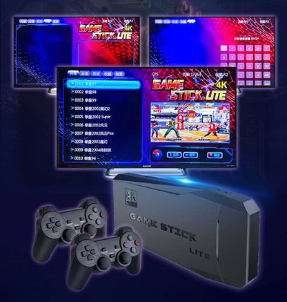 CONSOLA DE VIDEOJUEGOS GAME STICK CON 10 MIL JUEGOS INCORPORADOS 🕹️