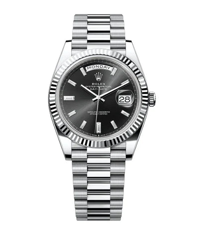 ROLEX PLATA DOBLE CALENDARIO ®