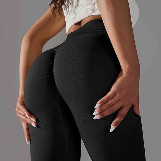 Leggins moldeadores de cintura alta con realce de glúteos y control de abdomen.