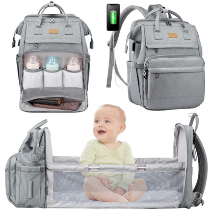 PAÑALERA MULTIFUNCIONAL CON CUNA PARA BEBÉ👶