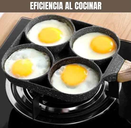 SARTEN 4 PUESTOS ⭐⭐⭐⭐⭐ | 🚛 ENVÍOS GRATIS