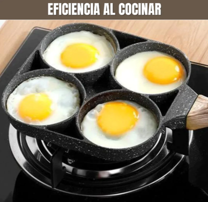 SARTEN 4 PUESTOS ⭐⭐⭐⭐⭐ | 🚛 ENVÍOS GRATIS