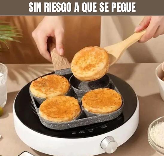 SARTEN 4 PUESTOS ⭐⭐⭐⭐⭐ | 🚛 ENVÍOS GRATIS